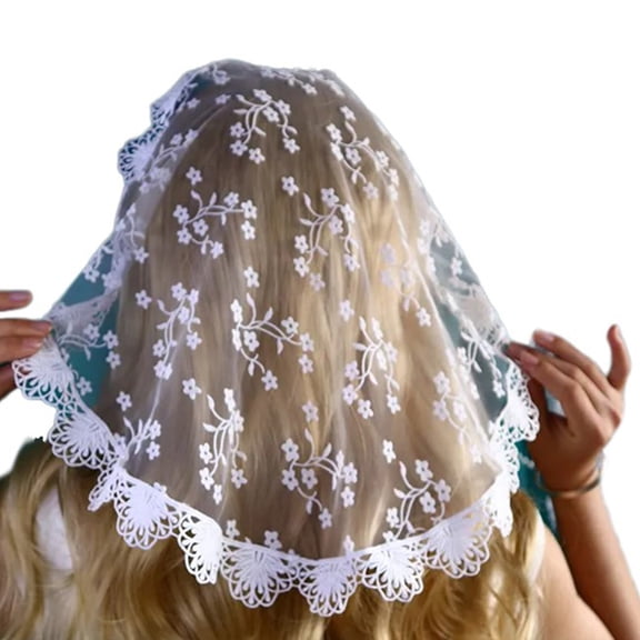 Church Headpiece Girl Decorative Headscarf Wedding Hair Veil Photo Hairband