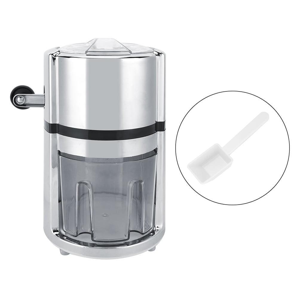 Round Hand Crank Manual Ice Crusher Ice Shaver Kitchen Tools Household Manual Ice Crusher