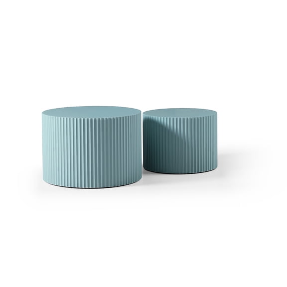 Round Handcraft MDF Table Set / Upgrade Home Ambiance in Living Spaces