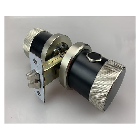 Round Handle Knob App Smart Fingerprint Door Lock for Home Appartment Office ,Easy Install