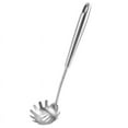 thumbnail image 1 of Round Handle Pasta Server Stainless Steel Cookware Heavy Duty Kitchen Utensils For Home, 1 of 3