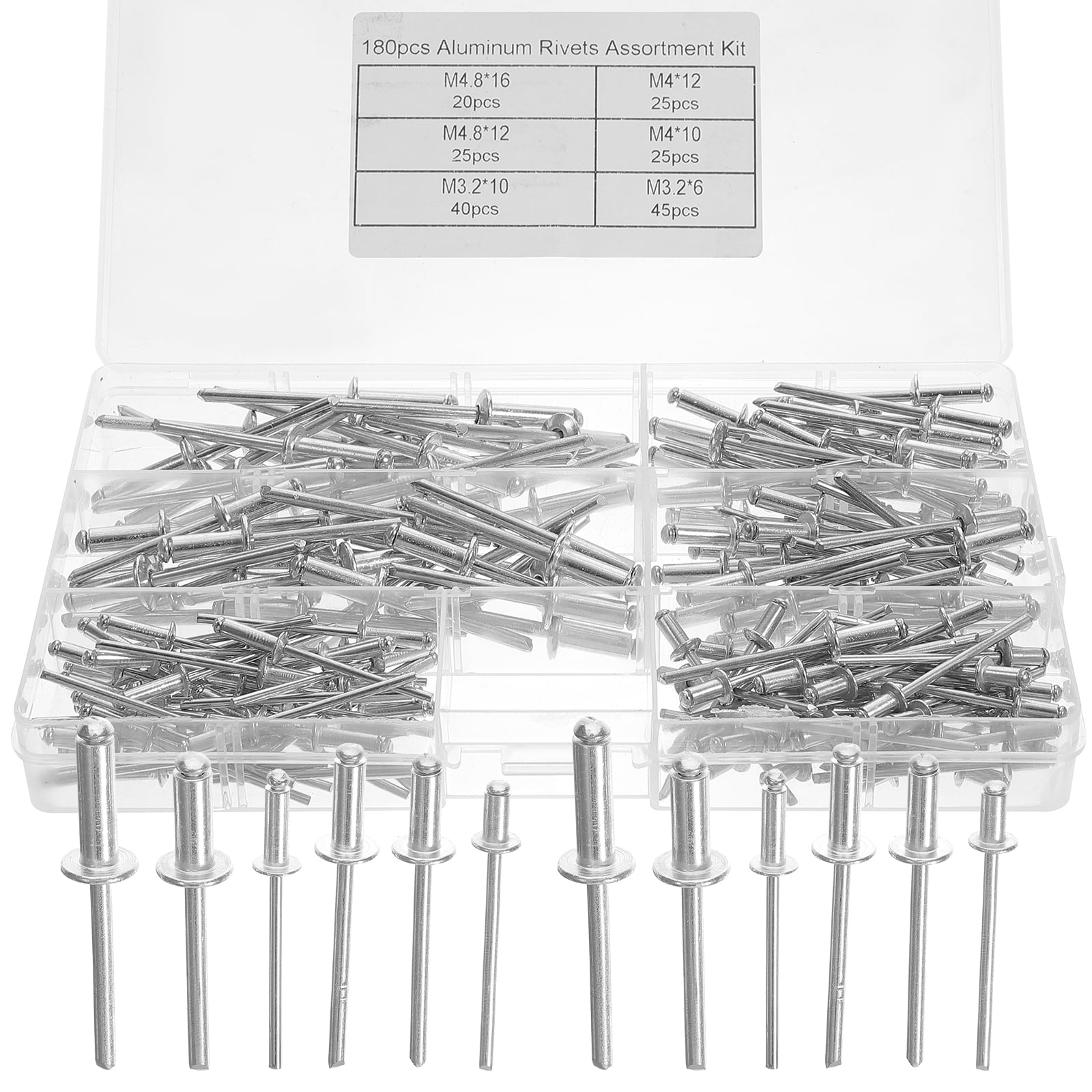 Aluminum Alloy Blind Rivets for Home Hardware Projects Silver Color ...