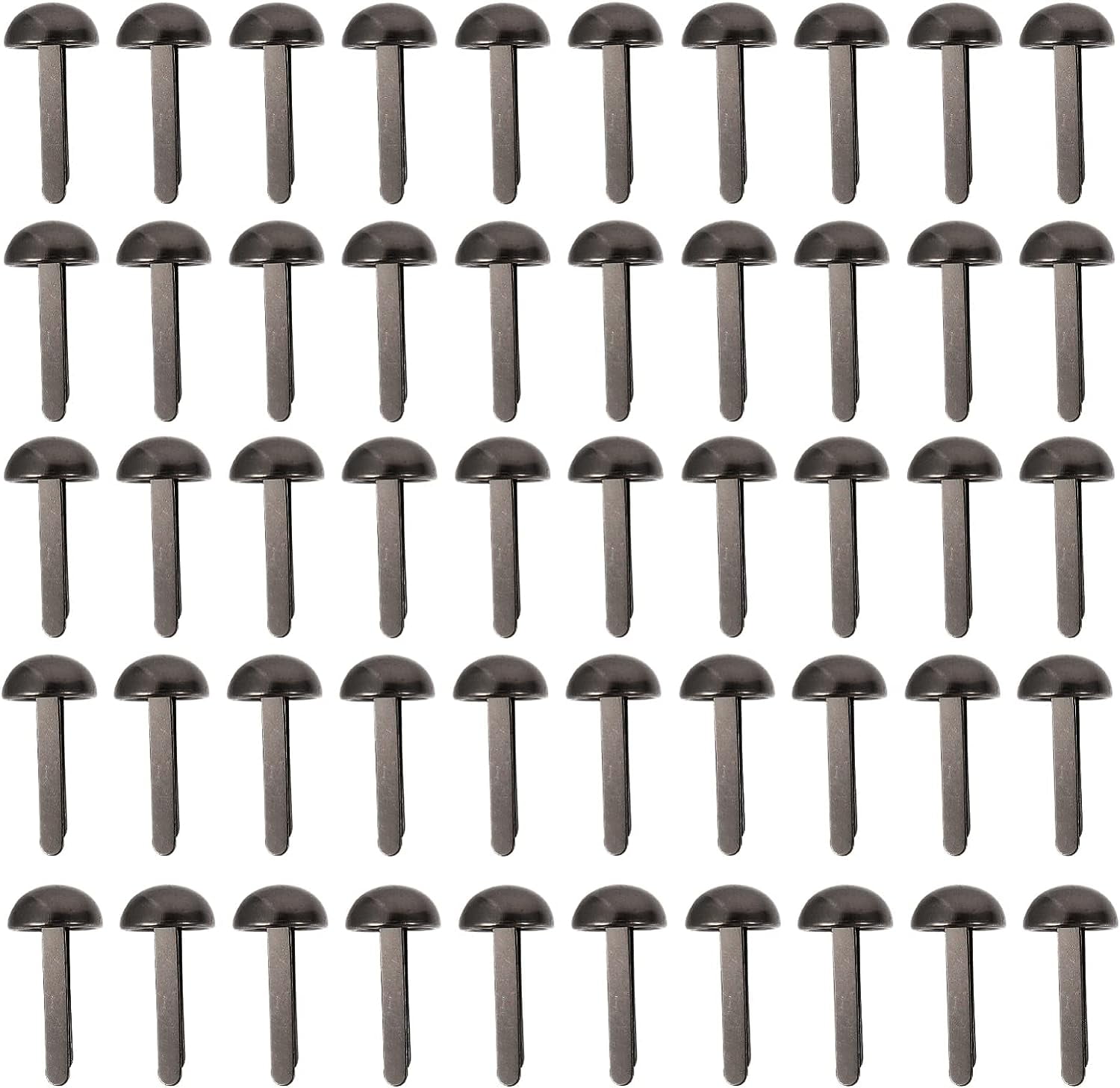 Round Head Brads Black Brads 50 Pcs Mini Brads Small Round Head Paper