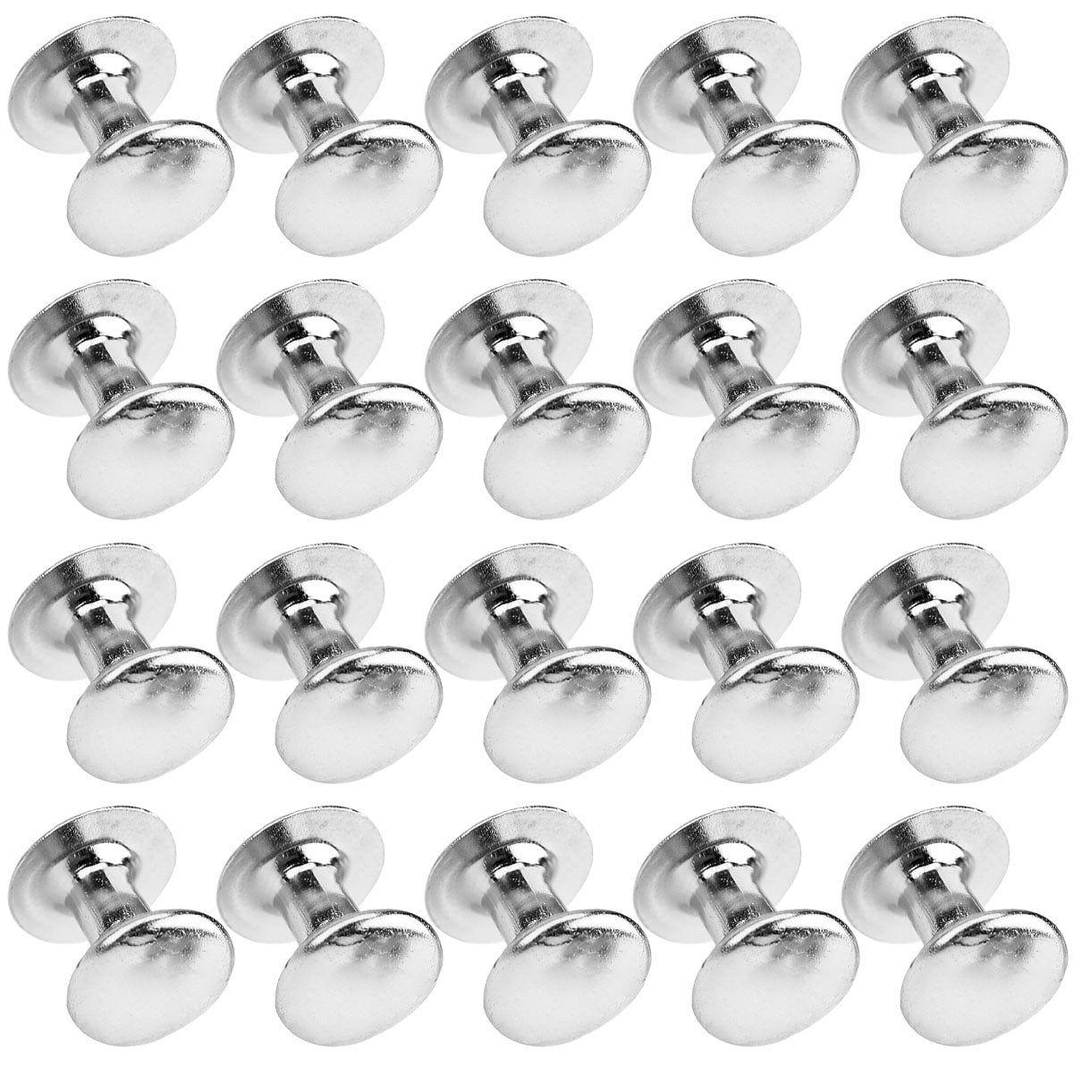 Round Head Button Stud Rivets Shoe Decoration Decorative Metal Diy Bag