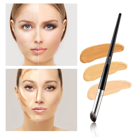 Round Head Concealer Brush for Coverage and Soft Blending