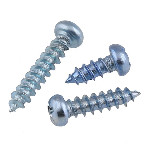 Round Head Screws Zinc Plated Self Tapping Pan Wood Screw M4 M5 M6