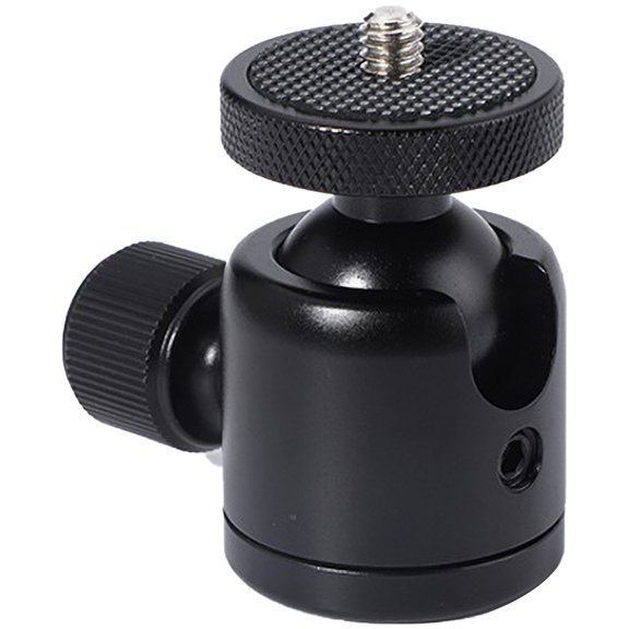 Round Head with Quick Release Professional Metal 360 Rotating Panoramic Round Head for Tripod Monopod DSLR Camera
