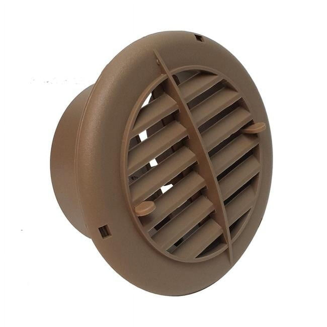 Round Heating & AC Register, Beige - Carded