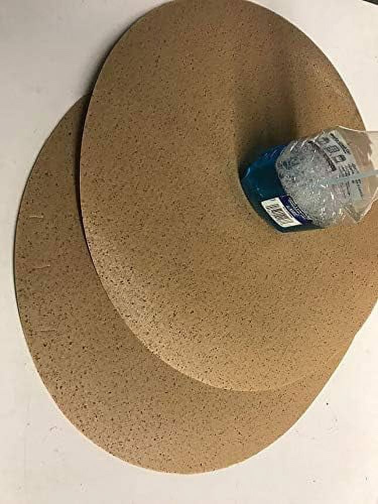 Round Heavy Duty Eco Cork Foam Liner Matting For Lazy Susans Or Kitchen Drawers And Other