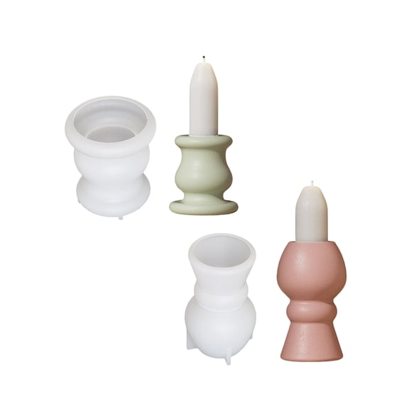 Round Holder Mold Craft Mold Handmade Supplies Wedding Decoration Mold for Hand-Making Holder