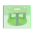 thumbnail image 1 of Round Hole Paint Brush Holder & Organizer, Craft Paint & Brush Holder Organizer, Marker Holder, 1 of 5