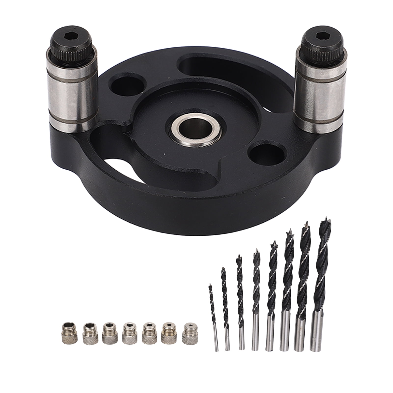 Round Hole Punch Locator Set Self Adaptive Centering Woodworking Guide