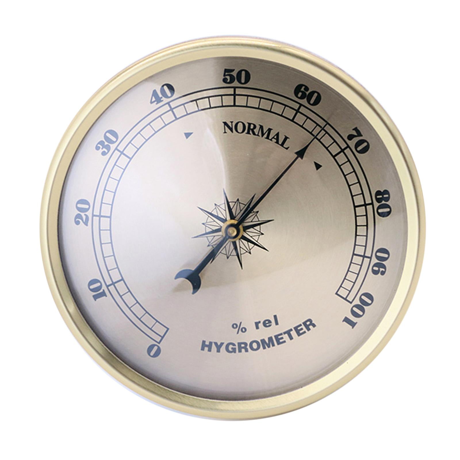 Round Hygrometer High Precision Incubator Humidity Meter Indicator Humidity Monitor for indoor Greenhouse Garden Cellar Closet