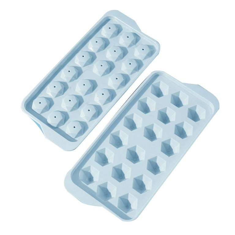 Round Ice Cube Tray With Lid Ice Ball Maker Mold For Freezer With