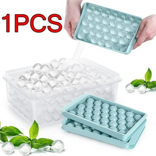 HIC Green Silicone Square Shape Ice Cube Tray and Baking Mold