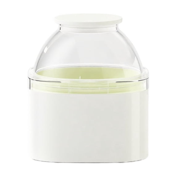 Round Ice Cube Tray with Lid and Ice Bin for Freezer Whiskey Cocktails