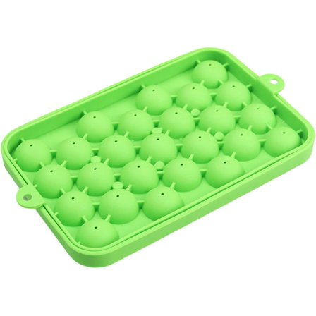 Round Ice Cube Trays, Small Round Ice Trays, Silicone Sphere Ice Cube Tray Shapes for Freezer with Lid, Easy-Release 25pcs Small Ice Ball, for Freezer, Cocktail, Whiskey, Juice, BPA Free