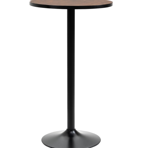 Round Industrial Bar Table | Great for Quick Lunches and Chats | Sturdy Steel Construction
