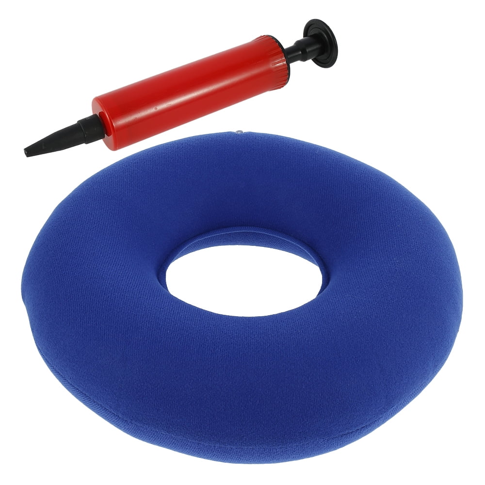 Inflatable Round Donut Cushion with Air Pump