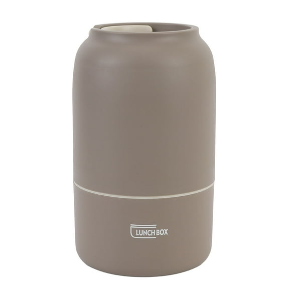 Round Insulated Lunch Box - 304 Stainless Steel Thermal Food Container for Travel & Office