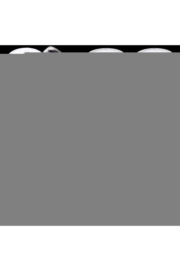 Round Jewelry Clear Plastic Loose Diamond Storage Box with Sponge Inside White 2.95x2.1cm Inner Diameter: 2.55cm