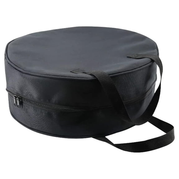 Round Jumper Cable Bag Waterproofed Charging Cable Storage Bag Multiple Cords Prevents Tangling for Organized Storage