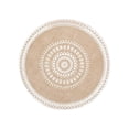 thumbnail image 1 of Round Jute Placemats , Braided Burlap Table Mats for Dining Table, Heat Resistant Farmhouse Woven Placemats for Fall Farmhouse Decor White, 1 of 6