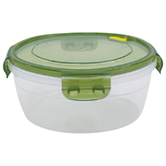 Round Kitchen Storage Containers, Airtight Freezer Safe Groceries Container Set, Bpa Free Microwave Safe Storage Container With Drip Proof Lid For Grains Nibbles Produce
