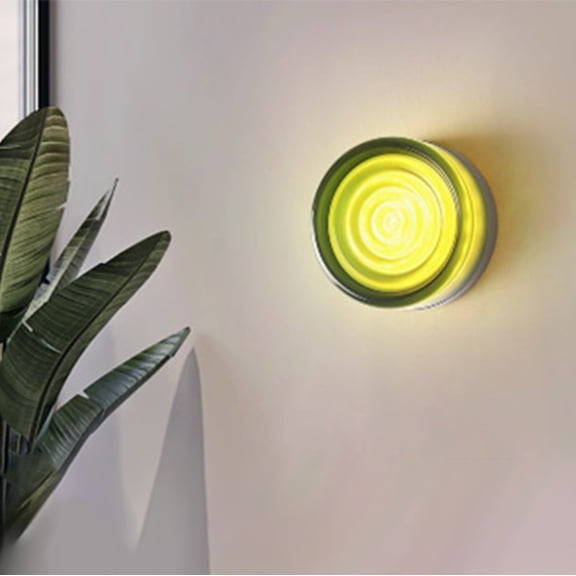 Round LED Ceiling Light, Colorful Wall Mounted Lights, Outdoor Waterproof Ceiling Light, Modern Wall Sconce, Waterproof Small Lights for Terrace Entrance Hallway Courtyard Balcony, Wall Light
