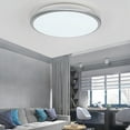 thumbnail image 1 of Round LED Ceiling Light Fixture for Bedroom Living Room Hallway Damp Rated 1-Pack, 1 of 2