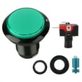 thumbnail image 1 of Round LED Lamp Illuminated Large Button To Arcade Machine Games DIY Part(green), 1 of 8