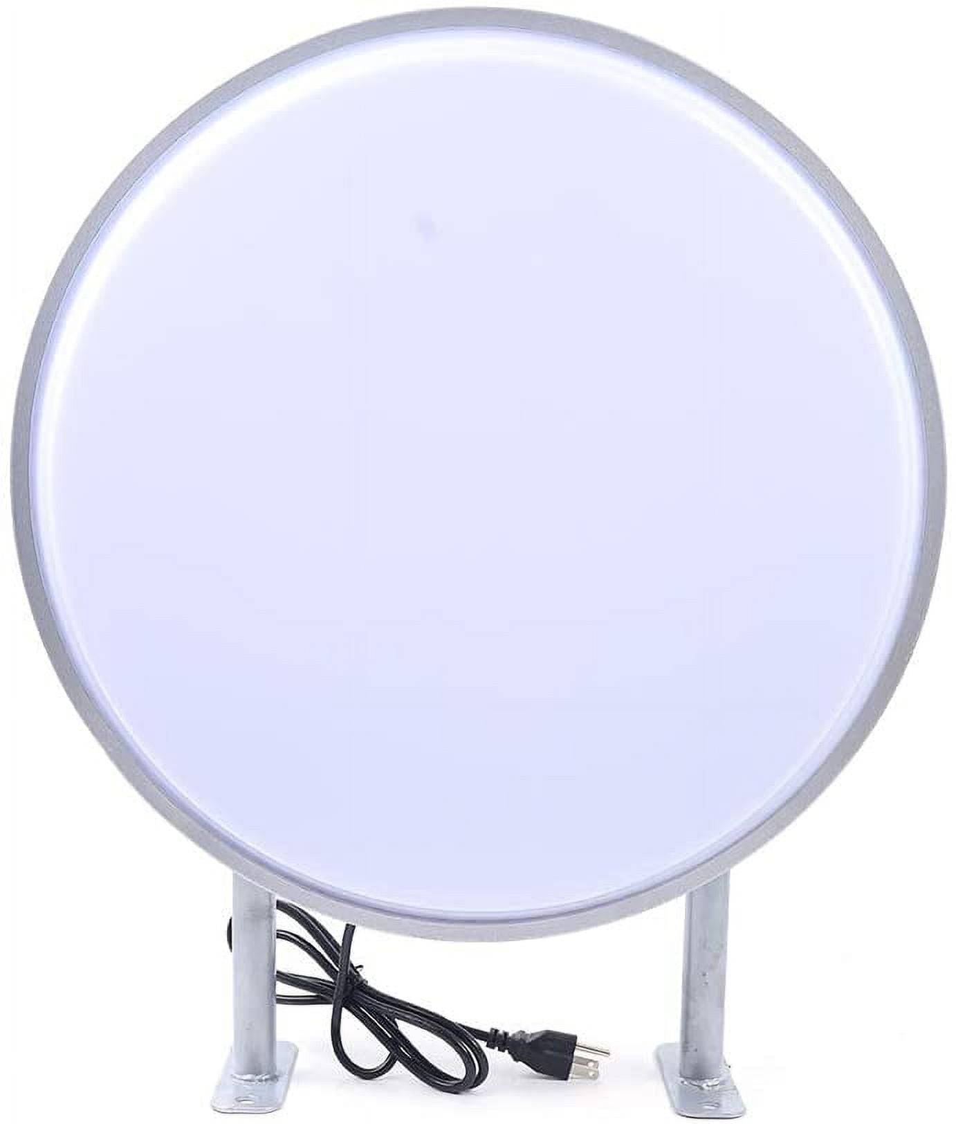 Round LED Signs Double Sided Outdoor Round Projecting Light Light-Box ...