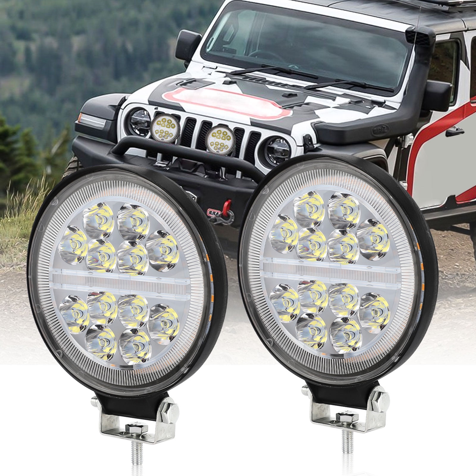 Off Road Jeep & Vehicle LED Light Bars - LAMPHUS ® Cruizer ™ Product Review  & Night Drive Demo 