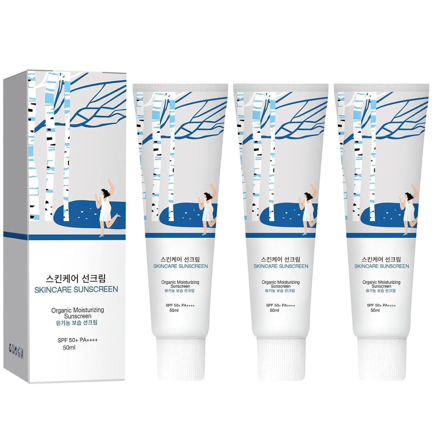 Round Lab Sunscreen, Round Lab Birch Juice Moisturizing Sun Cream