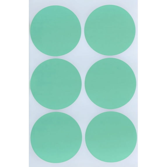 Round Label Stickers in Pastel Green 2 inch - 50mm Moving Labels for indentification and Marking Boxes - 540 Pack by Royal Green