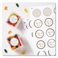 thumbnail image 1 of Round Labels, 2" dia, White with Gold Border, 12/Sheet, 10 Sheets/Pack, 1 of 9
