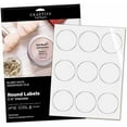 thumbnail image 1 of Round Labels Stickers 2.5" inches Printable Vinyl Waterproof Glossy White Sticker Paper, 135 Customizable Labels Compatible with 22830, 1 of 9