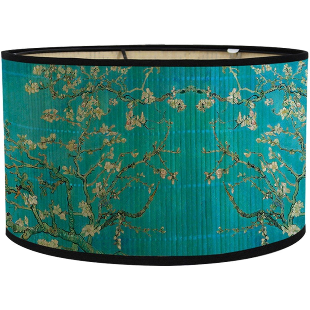 Round Lampshades, Vintage Drum Lampshade Pendant Lamp Shade Light Cover Home Decorative for Table Lamp, Bedside Lamp, Floor Lamp