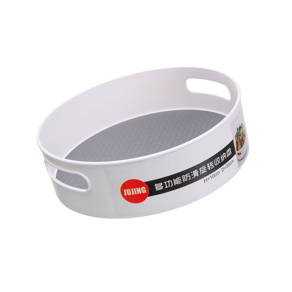 Round Lazy Susan Rotating Turntable Storage Container Turntable Tray