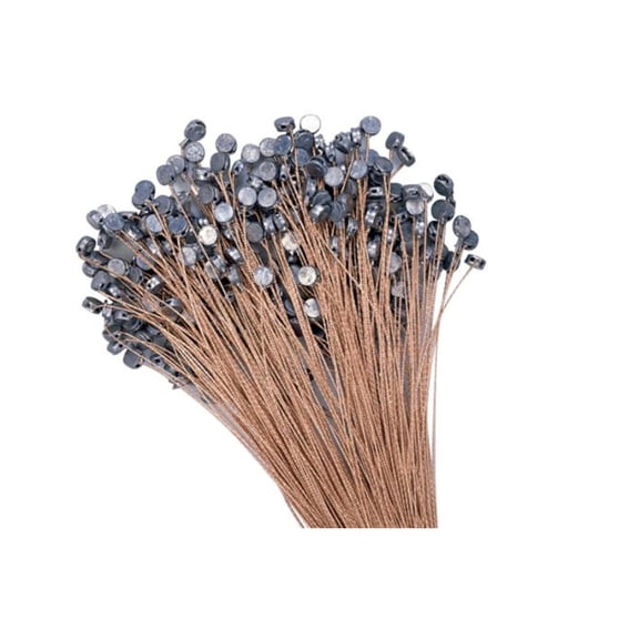 Round Lead Security Seal, 250 pcs -Type Monel 3/8 inch (10mm) & 12" Copper Wire, Utility Meter Seal for Gas, Water, Electricity, & More - Adjustable Wire, Free & Quick U.S. Delivery