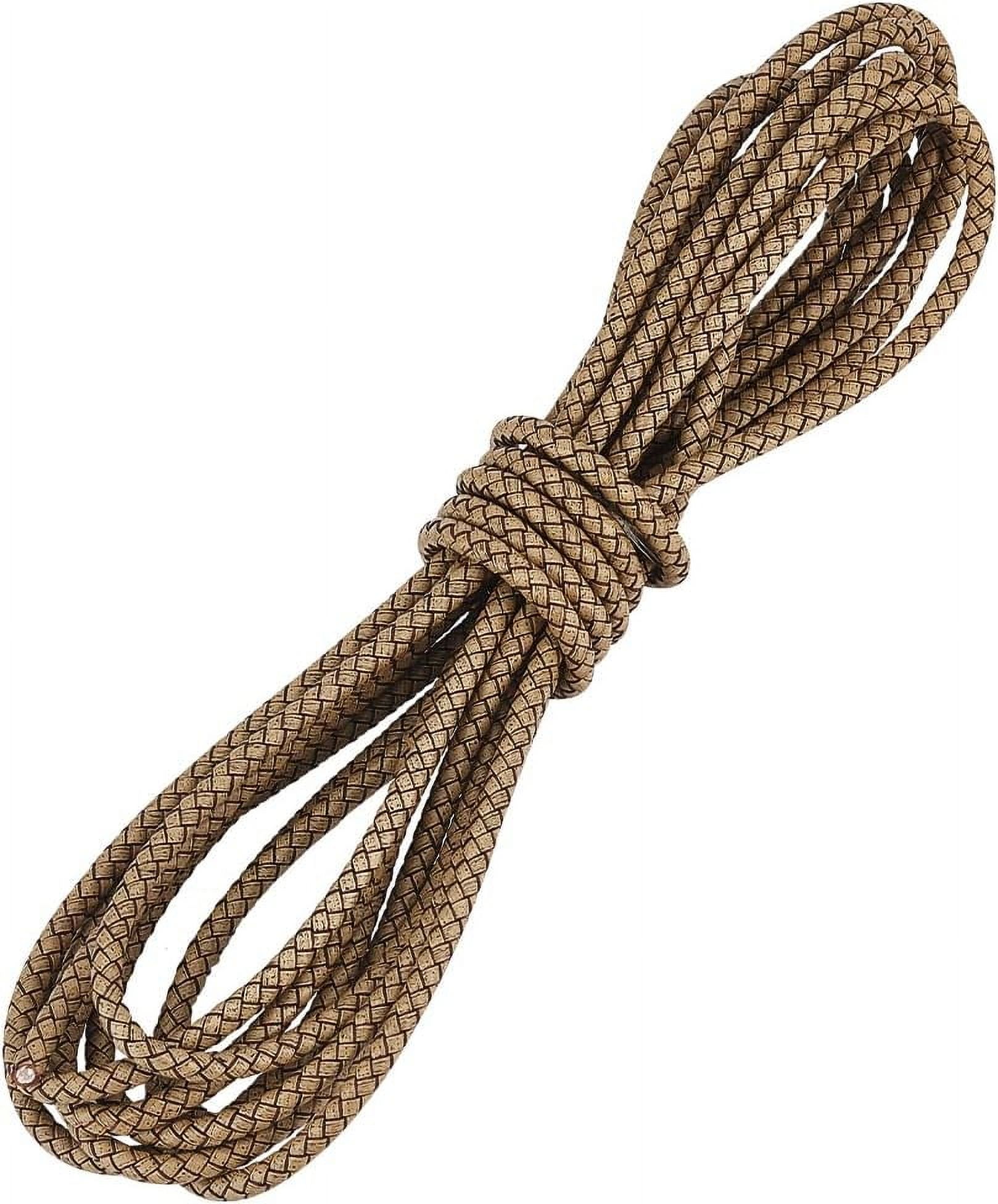 Round Felt Rope Round Leather Cord 5mm 5.47 Yards Bolo Round Rope for Jewelry Making ...