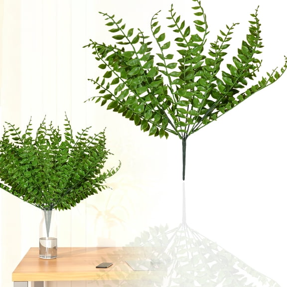 Round Leaves Simulated Soft Rubber Green Plant – Realistic Soft Rubber Persian Artificial Plant – Real Greenery for Home Garden Balcony Wedding Decoration No Long Lasting Miyuadkai