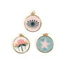 thumbnail image 1 of Round Lenticular Charm Set by Bead Landing 3pc, 1 of 6