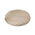 thumbnail image 1 of Round Linen Chair Cushion 14x14x1 Inch Breathable Tatami Mat Home Office Decor Gray Coffee Green, 1 of 7