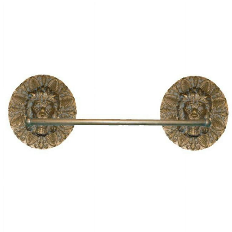 Round Lion Towel Bar Antique Gold Walmart