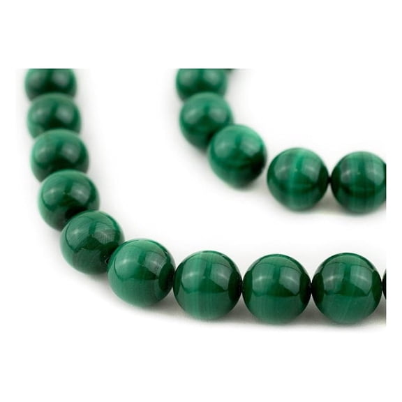 Round Malachite Beads (12mm)
