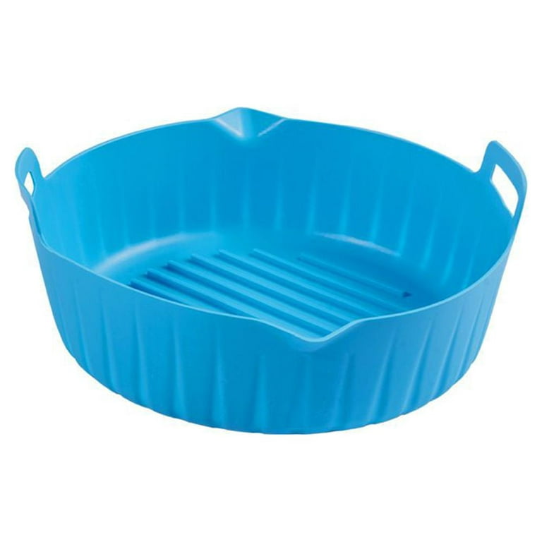 Air Fryer Silicone Pot Oven Baking Tray Round Basket Mat Grill Pan  Accessories