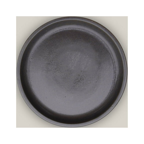 Round | Matte Black Ceramic Plant Saucer | High Fired Ecofriendly Clay - Sizes 8"-24" - FREE SHIPPING (24"W, MatteBlack)