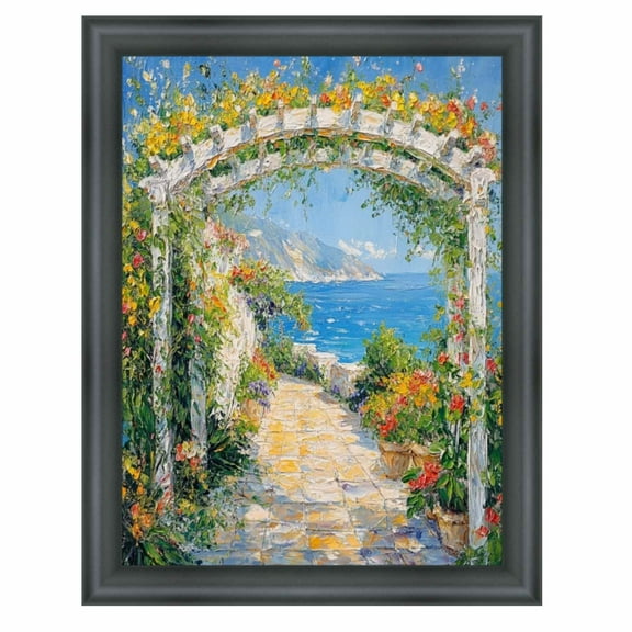 Round Matte Black Picture Frame 30x40 frame