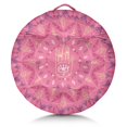 thumbnail image 1 of Round Meditation Cushion, 22" Dutch Velvet Floor Pillow with PP Cotton Filling for Yoga, Zen, Reading, and Floor Seating, Boho Print, 1 of 5